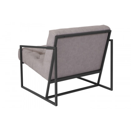 BLNK HERCULES Madison Series LeatherSoft Lounge Chair - Retro Light Gray