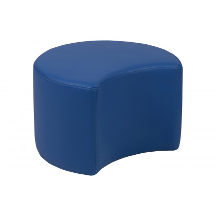 BLNK Nicholas Moon Flexible Soft Seating - Blue, 12"H Seat