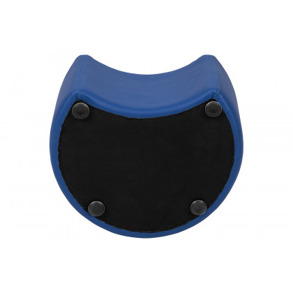 BLNK Nicholas Moon Flexible Soft Seating - Blue, 12"H Seat