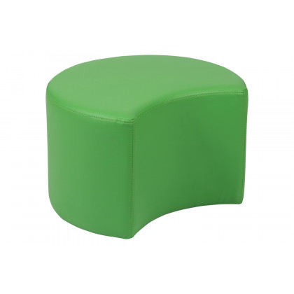 BLNK Nicholas Moon Flexible Soft Seating - Green, 12"H Seat
