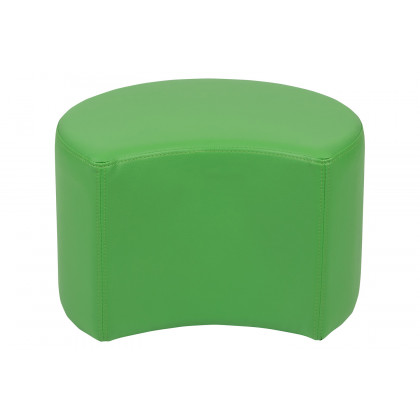 BLNK Nicholas Moon Flexible Soft Seating - Green, 12"H Seat