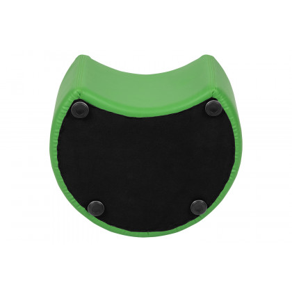 BLNK Nicholas Moon Flexible Soft Seating - Green, 12"H Seat