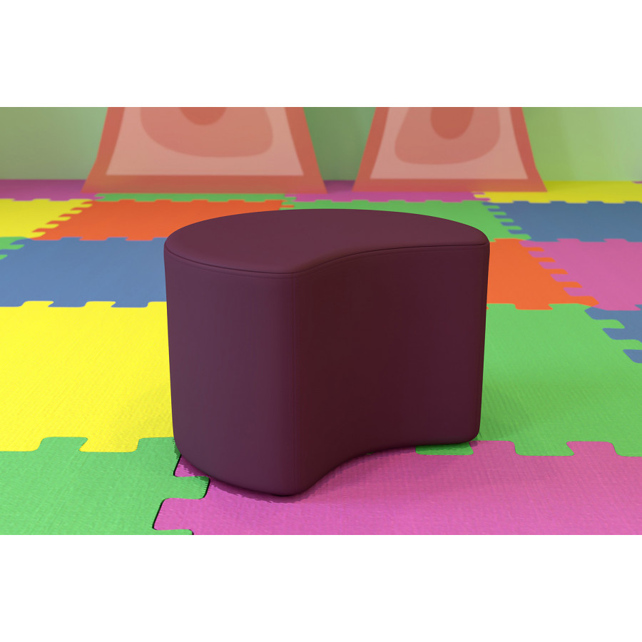 BLNK Nicholas Moon Flexible Soft Seating - Purple, 12"H Seat