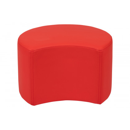 BLNK Nicholas Moon Flexible Soft Seating - Red, 12"H Seat