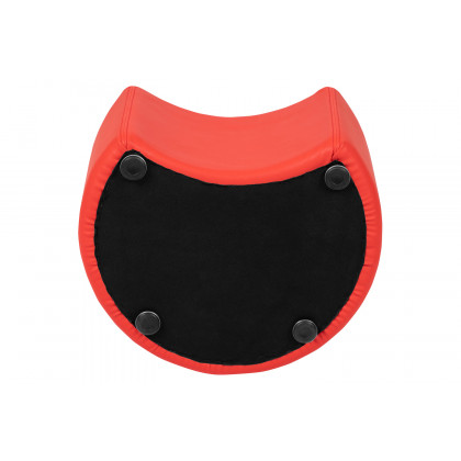BLNK Nicholas Moon Flexible Soft Seating - Red, 12"H Seat