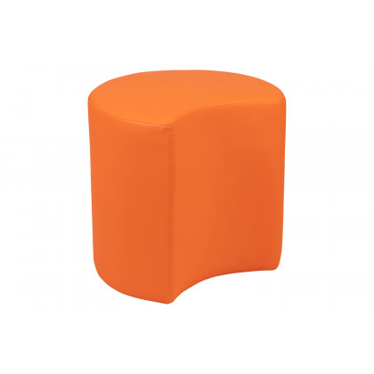 BLNK Nicholas Moon Flexible Soft Seating - Orange, 18"H Seat
