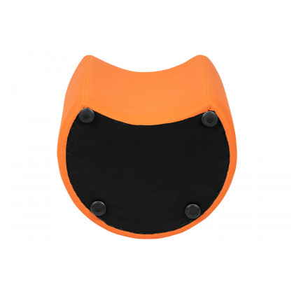BLNK Nicholas Moon Flexible Soft Seating - Orange, 18"H Seat