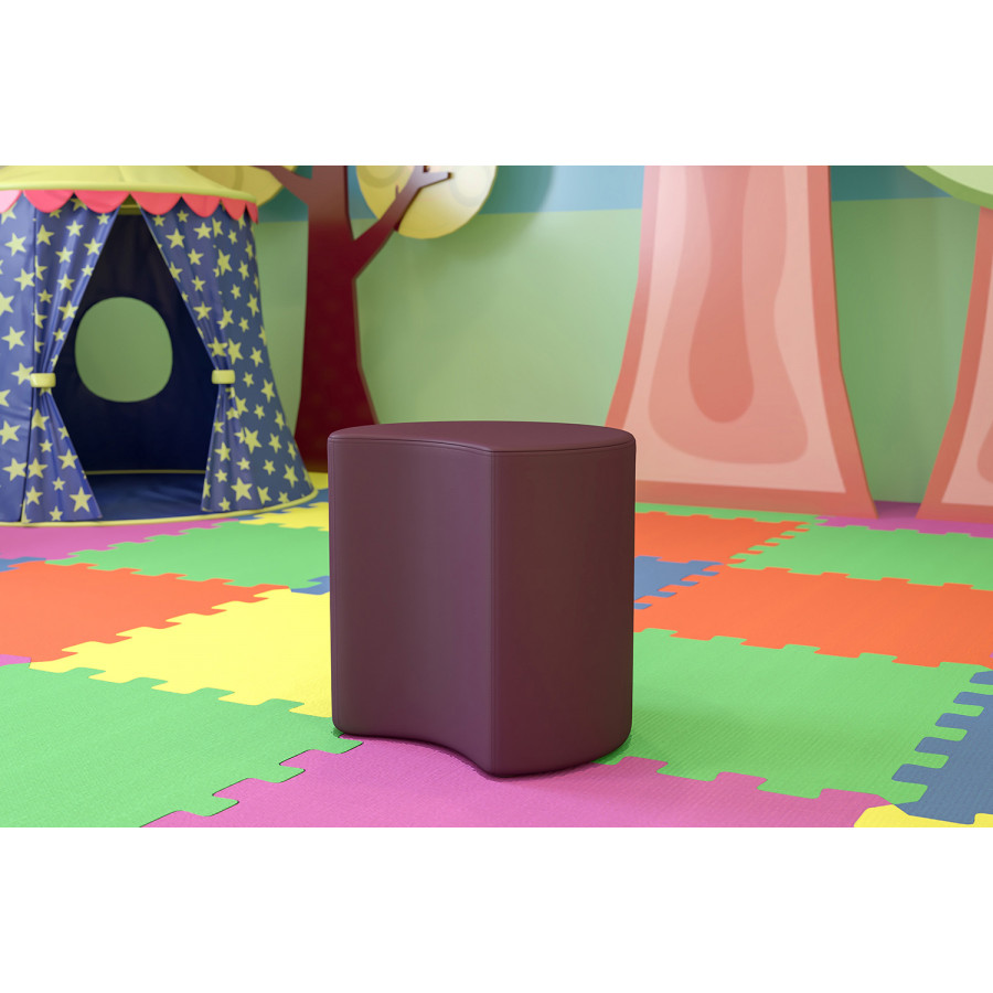 BLNK Nicholas Moon Flexible Soft Seating - Purple, 18"H Seat