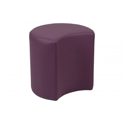 BLNK Nicholas Moon Flexible Soft Seating - Purple, 18"H Seat