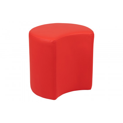BLNK Nicholas Moon Flexible Soft Seating - Red, 18"H Seat