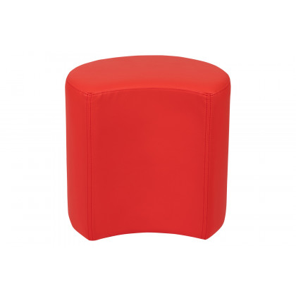 BLNK Nicholas Moon Flexible Soft Seating - Red, 18"H Seat