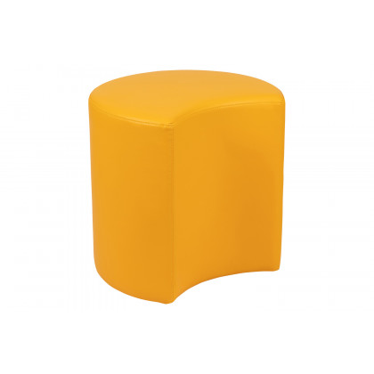 BLNK Nicholas Moon Flexible Soft Seating - Yellow, 18"H Seat