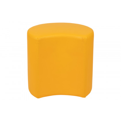 BLNK Nicholas Moon Flexible Soft Seating - Yellow, 18"H Seat