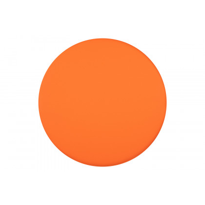 BLNK Nicholas Circle Flexible Soft Seating - Orange, 12"H Seat