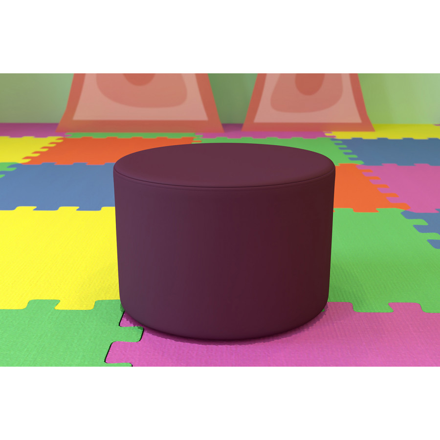 BLNK Nicholas Circle Flexible Soft Seating - Purple, 12"H Seat