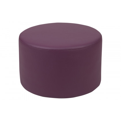 BLNK Nicholas Circle Flexible Soft Seating - Purple, 12"H Seat