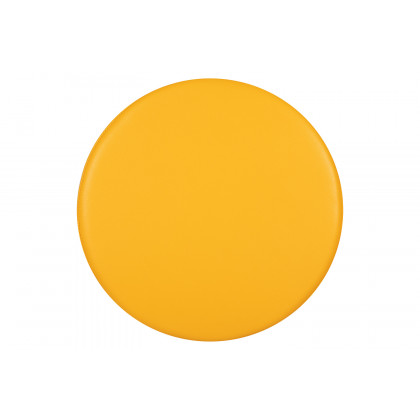 BLNK Nicholas Circle Flexible Soft Seating - Yellow, 12"H Seat