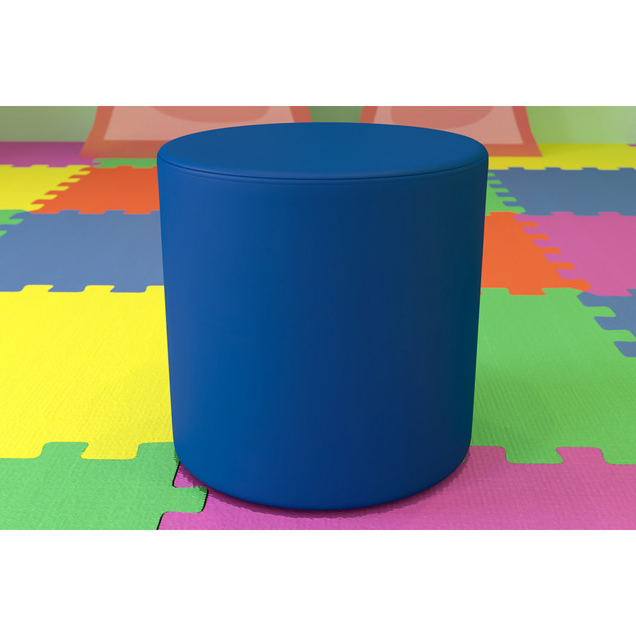 BLNK Nicholas Circle Flexible Soft Seating - Blue, 18"H Seat