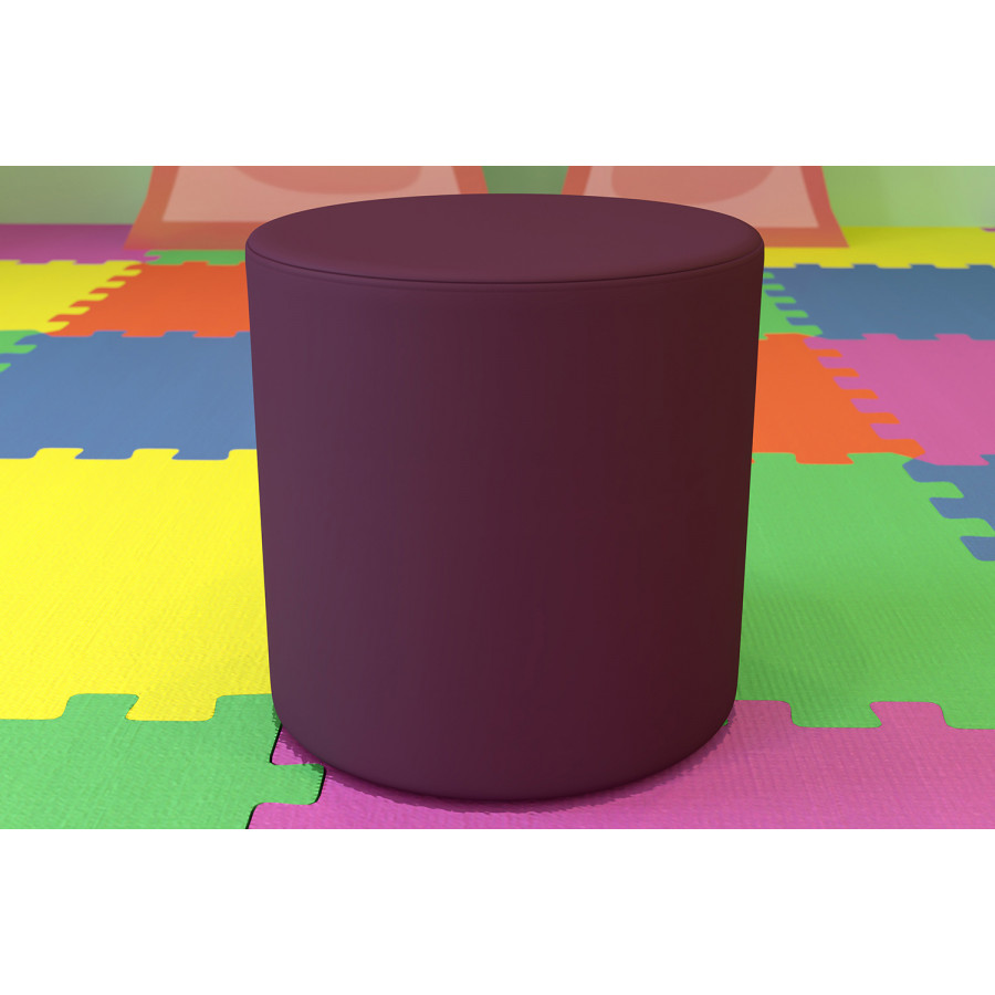 BLNK Nicholas Circle Flexible Soft Seating - Purple, 18"H Seat
