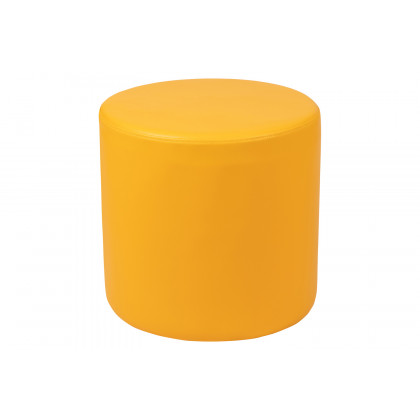 BLNK Nicholas Circle Flexible Soft Seating - Yellow, 18"H Seat