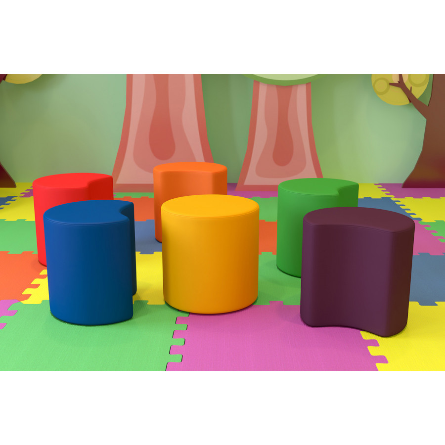 BLNK Nicholas Soft Seating Flexible Flower Set, Assorted Colors - 18"H Seat