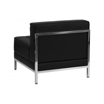 BLNK HERCULES Imagination Series LeatherSoft Contemporary Middle Chair - Black