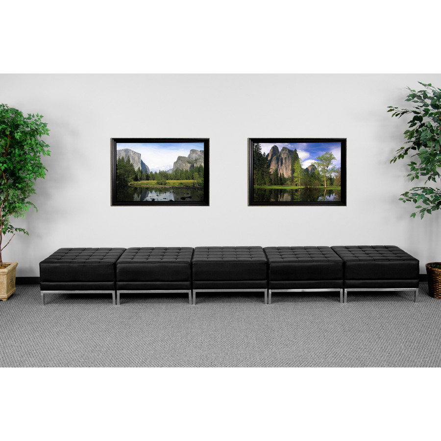 BLNK - HERCULES Imagination Series LeatherSoft Five Seat Bench
