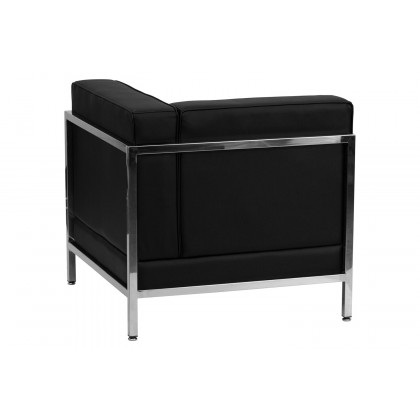 BLNK - HERCULES Imagination Series LeatherSoft Contemporary Right Corner Chair with Encasing Frame