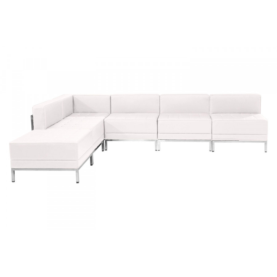 BLNK - HERCULES Imagination Series Set 10 LeatherSoft Sectional Configuration 6 Pieces