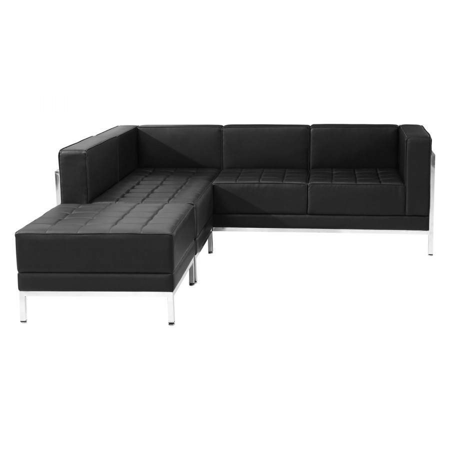BLNK - HERCULES Imagination Series LeatherSoft Sectional Configuration 3 Pieces
