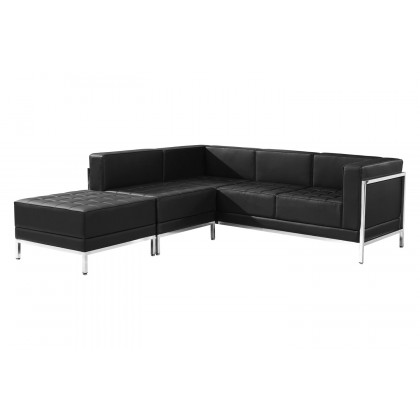 BLNK - HERCULES Imagination Series LeatherSoft Sectional Configuration 3 Pieces
