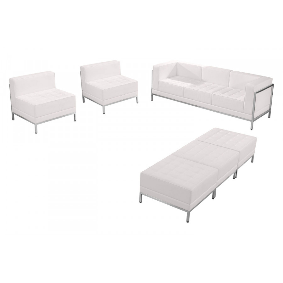 BLNK - HERCULES Imagination Series LeatherSoft Sofa, Chair and Ottoman Set