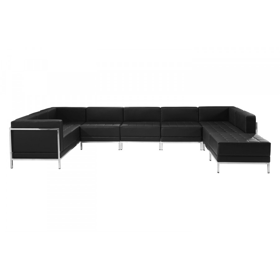 BLNK - HERCULES Imagination Series LeatherSoft U-Shape Sectional Configuration 7 Pieces