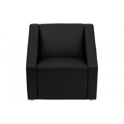 BLNK HERCULES Smart Series LeatherSoft Lounge Chair - Black
