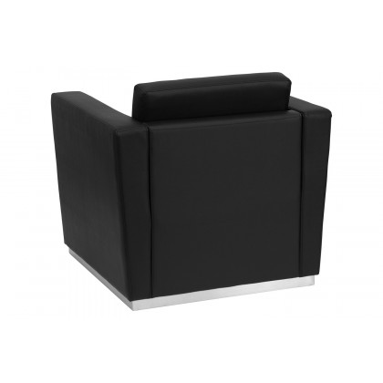 BLNK - HERCULES Trinity LeatherSoft Contemporary Chair with Stainless Steel Base
