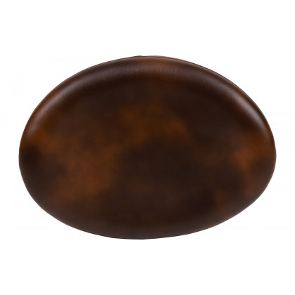 BLNK Rally LeatherSoft Saddle Wing Ottoman - Bomber Jacket