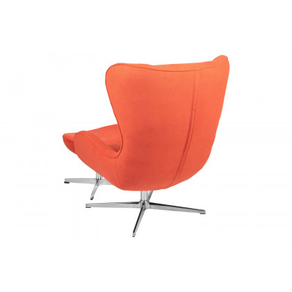 BLNK - Rally Fabric Swivel Wing Chair and Ottoman Set