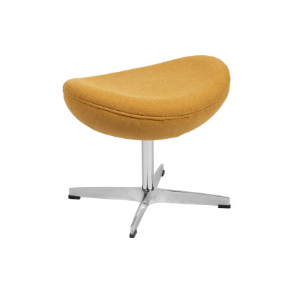 BLNK Rally Fabric Saddle Wing Ottoman - Citron