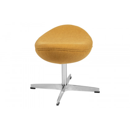 BLNK Rally Fabric Saddle Wing Ottoman - Citron