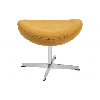 BLNK Rally Fabric Saddle Wing Ottoman - Citron