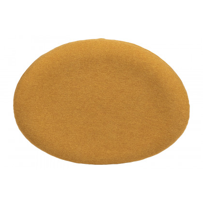 BLNK Rally Fabric Saddle Wing Ottoman - Citron