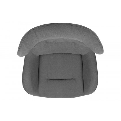 BLNK Rally Fabric Swivel Wing Chair - Gray