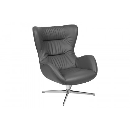 BLNK - Rally LeatherSoft Swivel Wing Chair