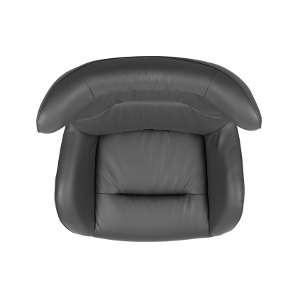 BLNK Rally LeatherSoft Swivel Wing Chair - Gray