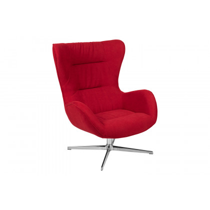 BLNK - Rally Fabric Swivel Wing Chair