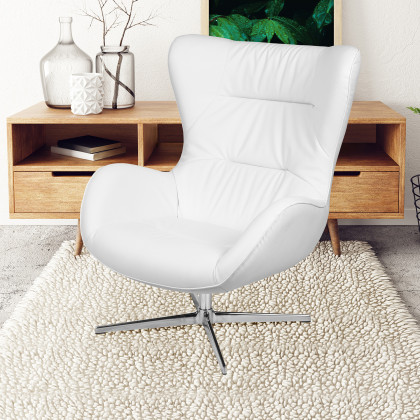 BLNK - Rally LeatherSoft Swivel Wing Chair