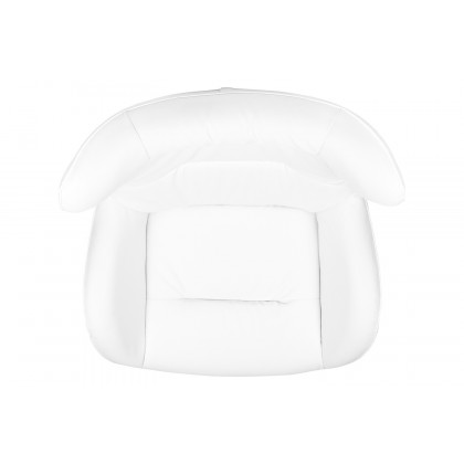 BLNK Rally LeatherSoft Swivel Wing Chair - White