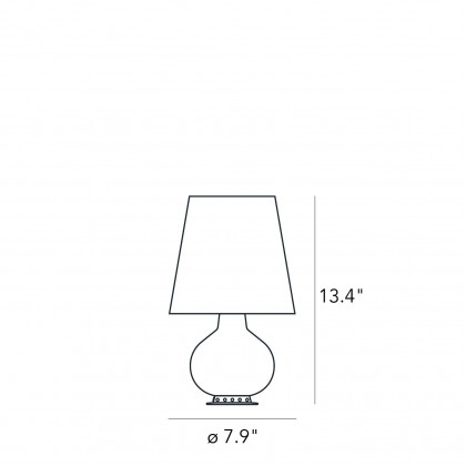 FontanaArte Fontana Small Table Lamp - Brass, Metal