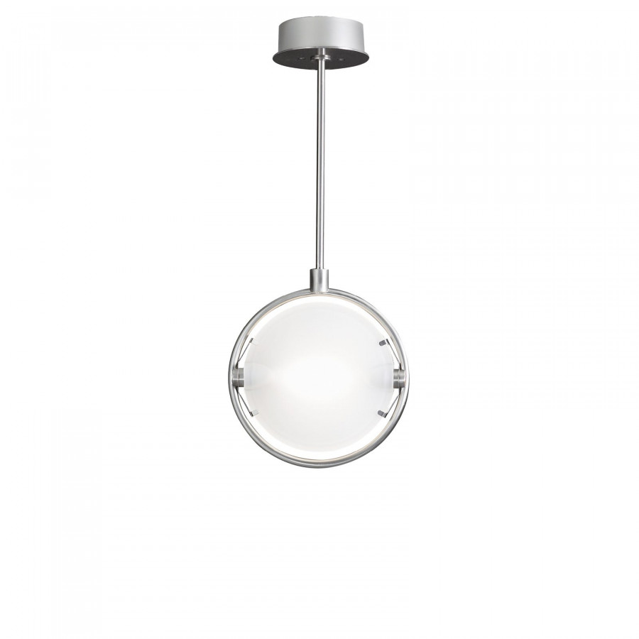 FontanaArte Nobi Medium Suspension Lamp - Chrome, Glass/Metal