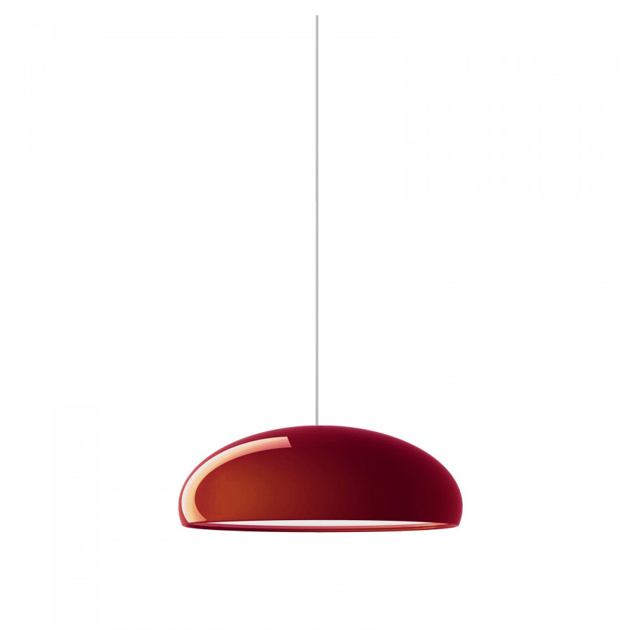 FontanaArte Pangen Medium Suspension Lamp - Red, Polymer/Metal